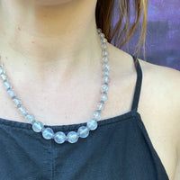 Delicate Purple Amethyst Bead Necklace