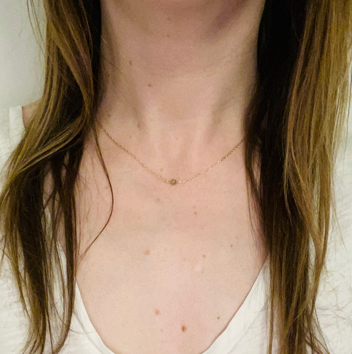 Simple Beauty Raw Diamond Necklace