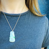 Hand Carved Vintage Jade Pendant
