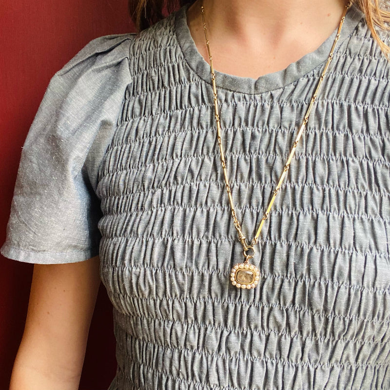 Elegant & Edgy Edwardian Bar Link Chain by Ancient Influences