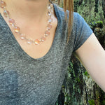 Art Deco Era Pool of Light Rock Crystal Necklace