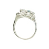 Vintage Aquamarine and Diamond Ring