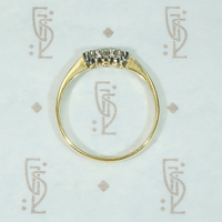 Delicate Three Diamond Wedding Band