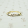 Geometric Two Tone Diamond Band