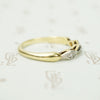 Geometric Two Tone Diamond Band