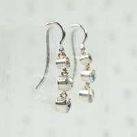 Lumiére Triple Drop OMC Diamond Earrings