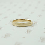 Vintage Heavy Yellow Gold Wedding Band
