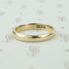 Vintage Heavy Yellow Gold Wedding Band