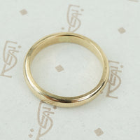 Vintage Heavy Yellow Gold Wedding Band