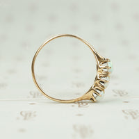 Rose Gold Victorian Opal Ring