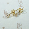 Recycled Yellow Gold Vintage Diamond Studs