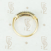 The Three Row OMC Vintage Diamond Band