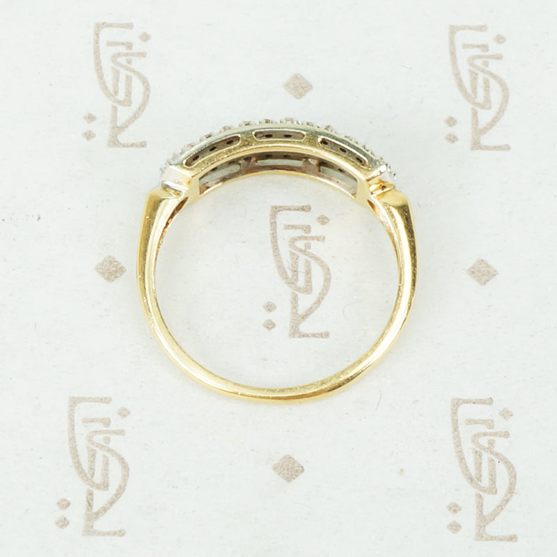 The Three Row OMC Vintage Diamond Band