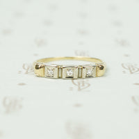 Distinctive Vintage Diamond Band