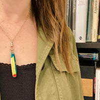 Playful & Surreal Corn Tiny Knife Necklace