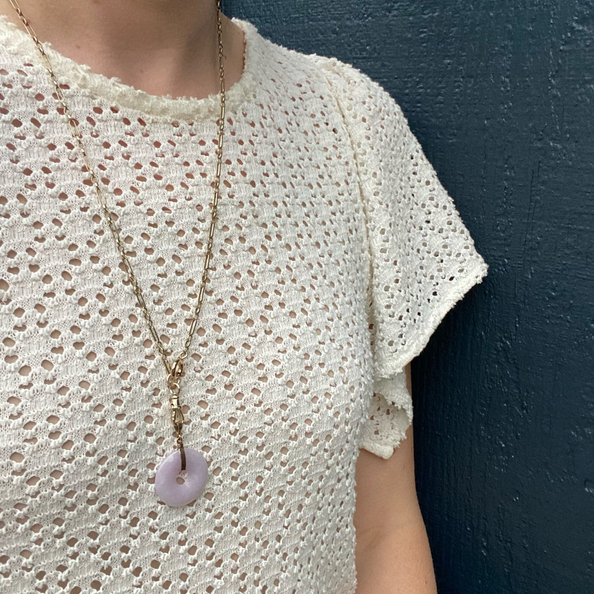 Translucent Lavender Jade Pendant