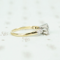 Timeless 1940s Two-Tone Diamond Ring