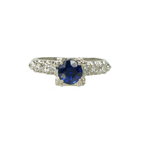 Timeless Vintage 40's Platinum Sapphire Engagement Ring