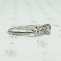 The Perfect 1940's Platinum OEC Diamond Engagement Ring