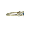 Vintage Blue Sapphire Engagement Ring