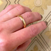 Chubby 1950s Yellow Gold Wedding Band