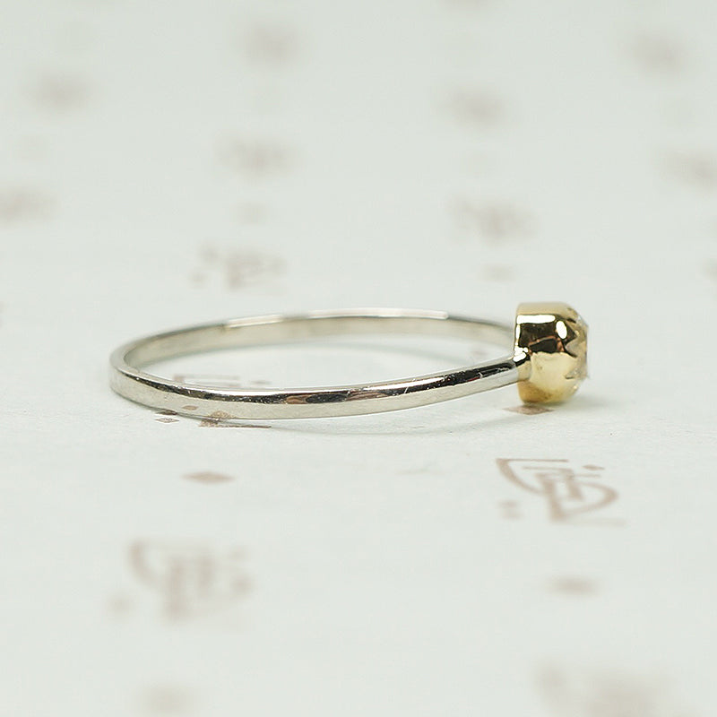 The Chunky Old Mine Cut Diamond Solitaire