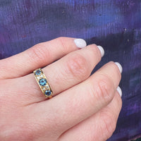 Beautifully Designed Sapphire & Diamond Ring