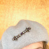 Antique Amethyst and Pearl Austro Hungarian Pin
