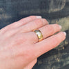 ArtCarved Wide Gold Wedding Band