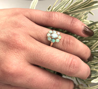 Vintage Opal Cluster Ring