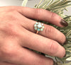 Vintage Opal Cluster Ring
