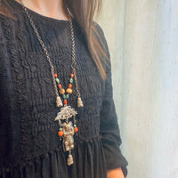 Wonderfully Detailed Antique Chinese Necklace