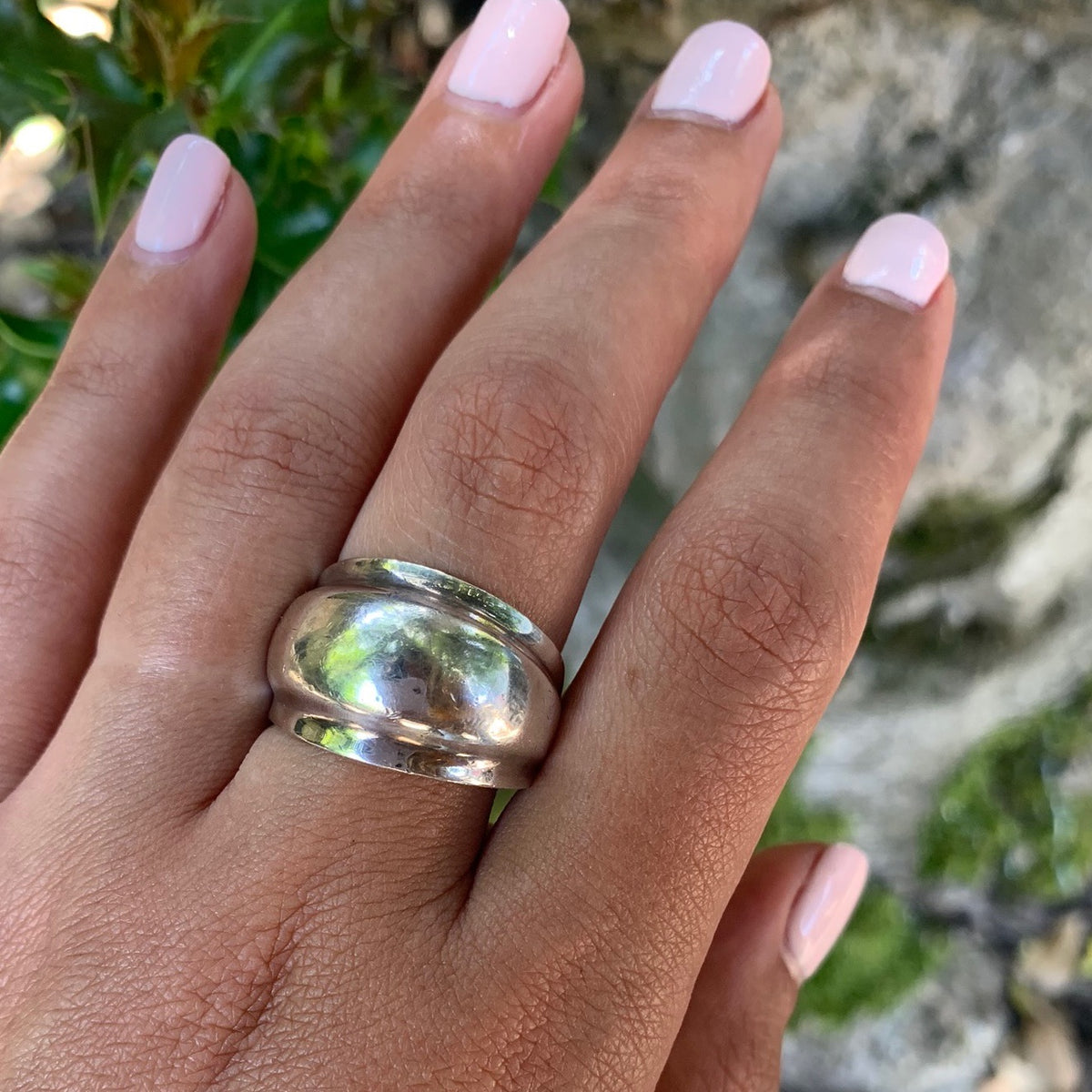 1960s Silver Dome Ring