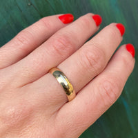Vintage Gold Wedding Band