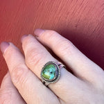 Beautiful Blue & Green Turquoise Sterling Ring