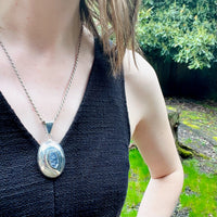 Sodalite in Mexican Sterling Silver Pendant