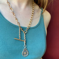 Crown & Banner English Sterling Silver Fob Medal