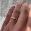 Old Euro Cut Diamond Bezeled Solitaire by 720