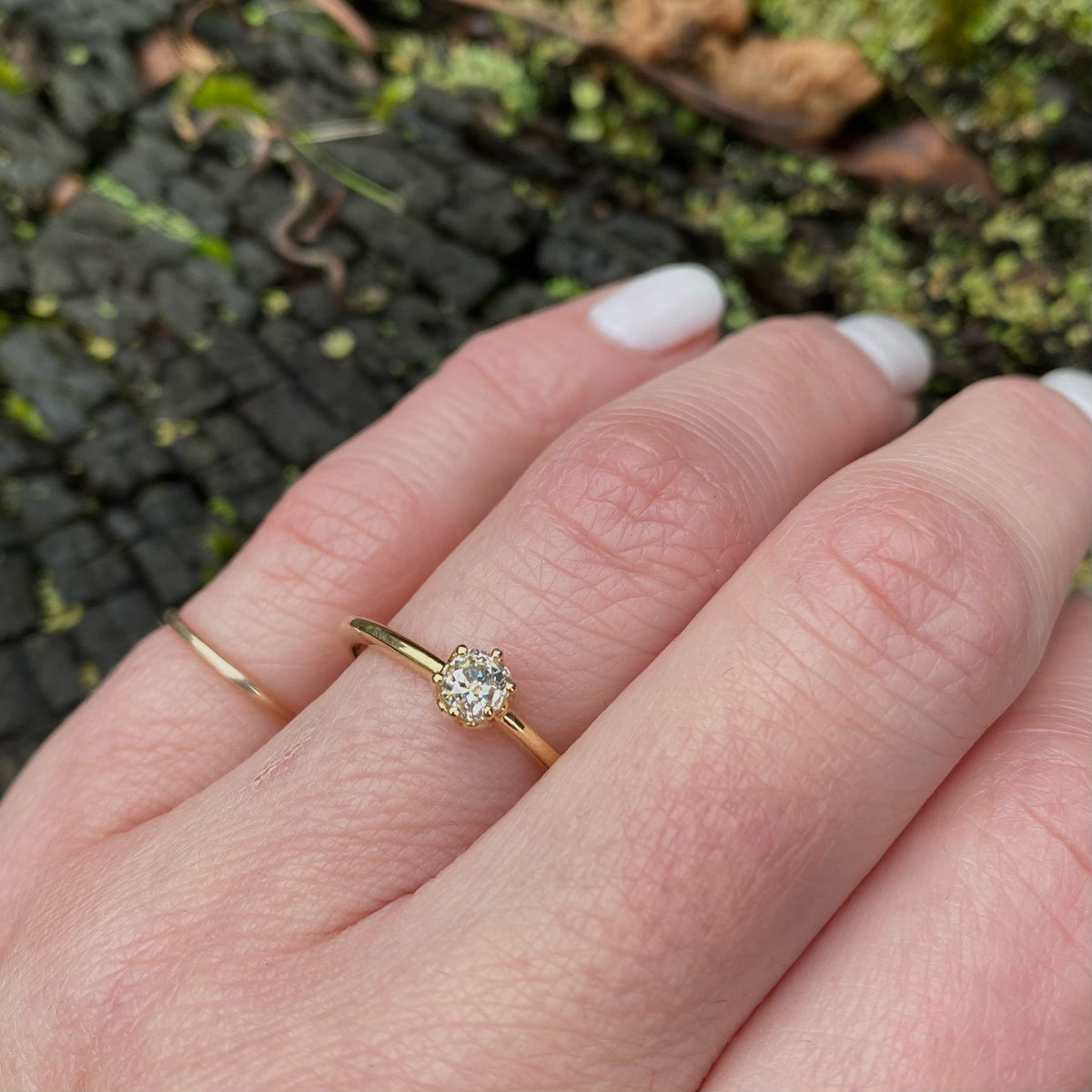 18k Gold OMC Diamond Solitaire by 720