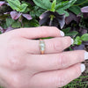 Dazzling Antique Diamond & 18k Trilogy Ring