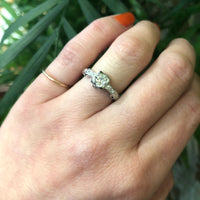 Lovely Diamond Engagement Ring Circa 1936