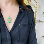 Double Dragon Jade Pendant