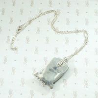 Interesting Turquoise & Sterling Pendant