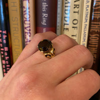 Rich Smoky Quartz Cocktail Ring