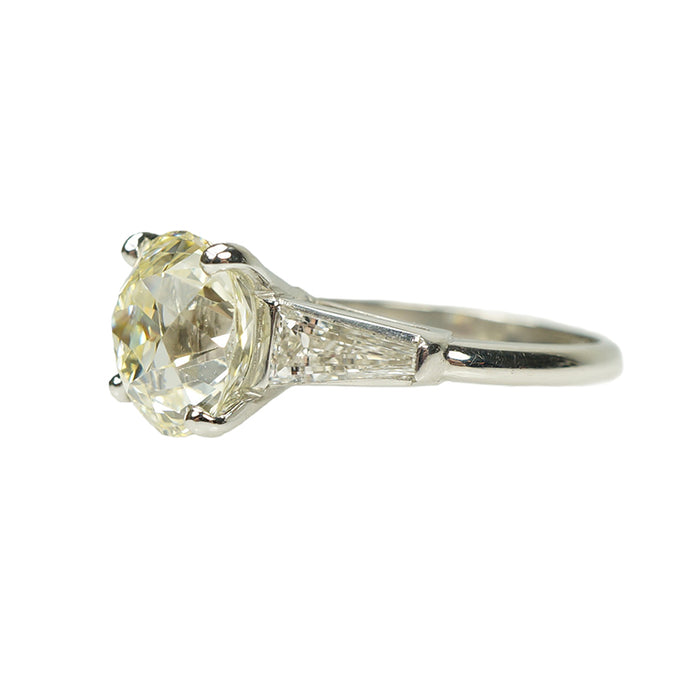 Four Carat OMC Diamond Engagement Ring