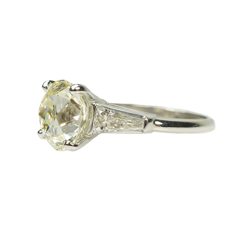 Four Carat OMC Diamond Engagement Ring