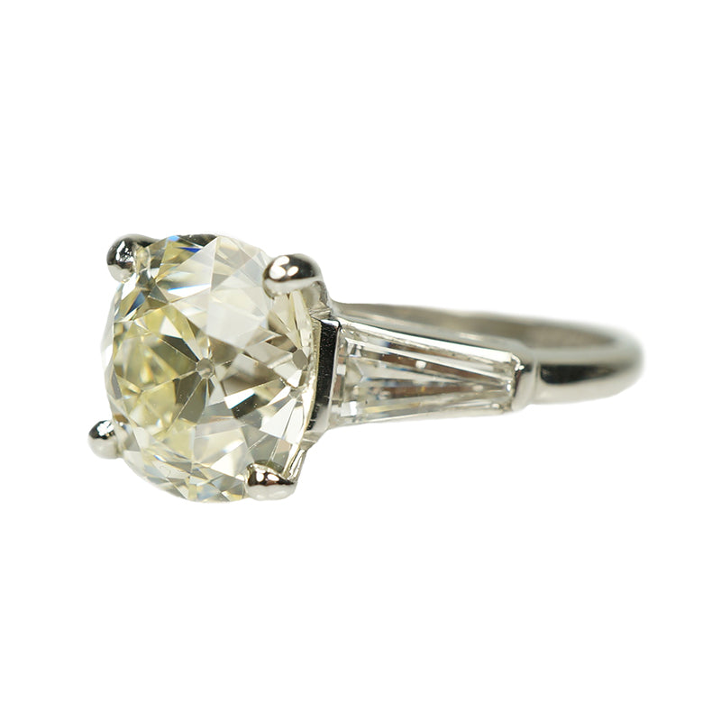 Four Carat OMC Diamond Engagement Ring