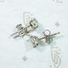 Old Euro Diamond Stud Earrings