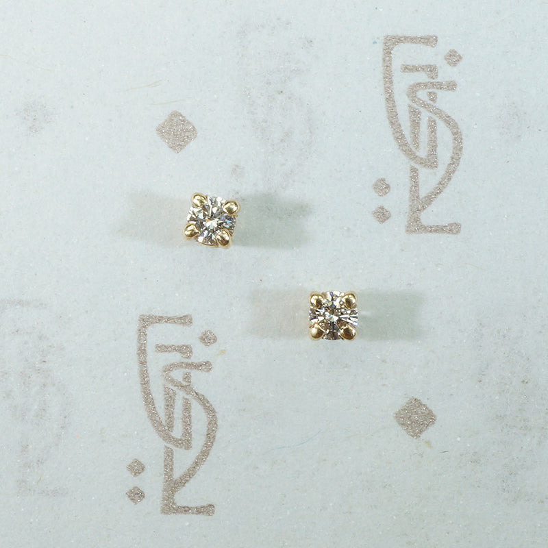 Twinkly Vintage Diamond Studs