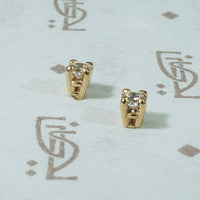 Twinkly Vintage Diamond Studs